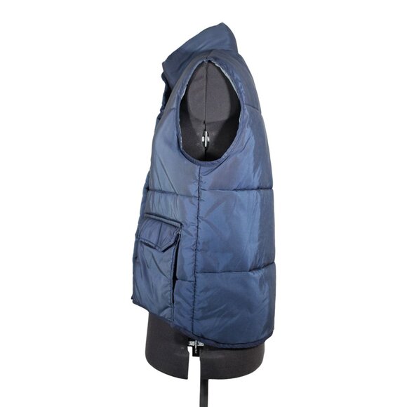 REI women's vintage stand up collar snap front winter puffer‎ ski vest 16 - Picture 2 of 15